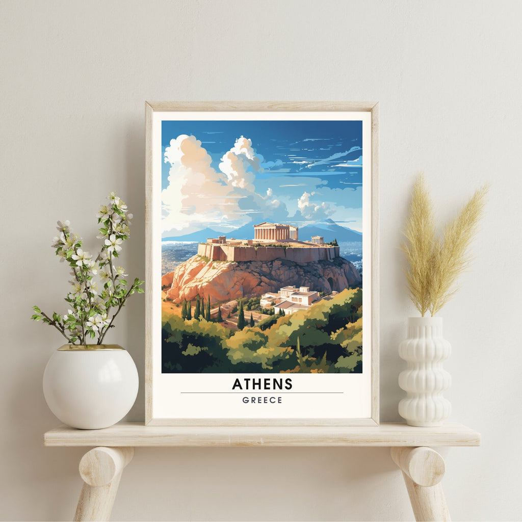 Impression Athènes | Affiche de voyage Athènes-3