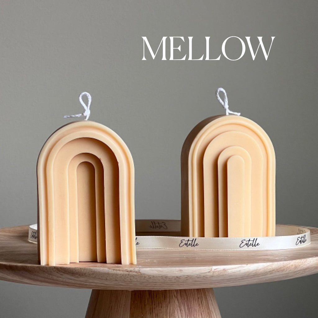 Arch Soy Candle: Sculptural Pillar Candle, Home Decor-3