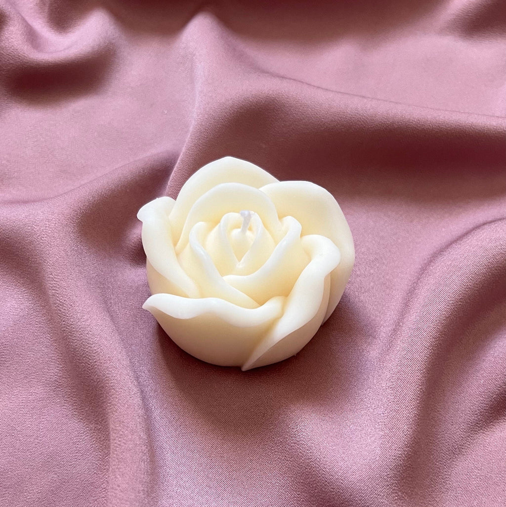 Handmade Rose Soy Candle | Home Decor-1