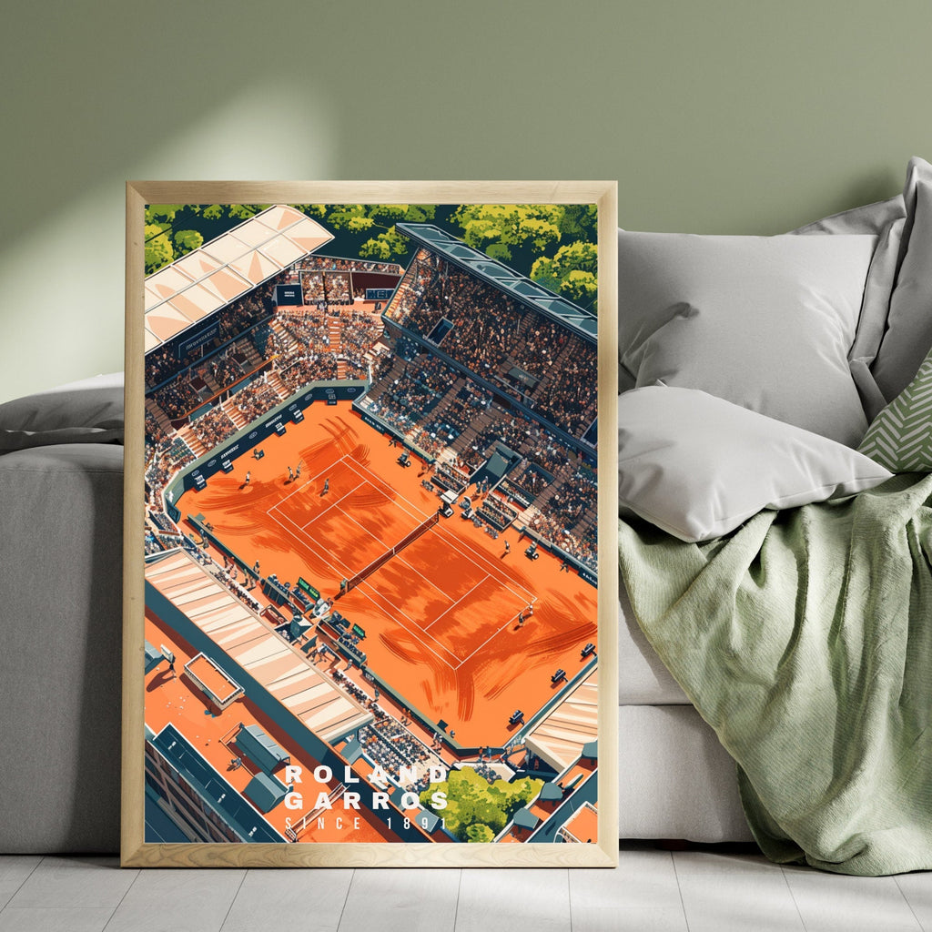 Impression Roland Garros | Affiche Roland Garros | Affiche Tennis-1