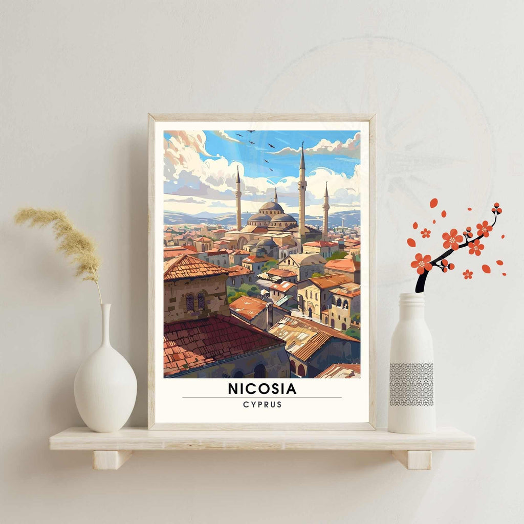Affiche Nicosie  - impression de voyage Nicosie, Chypre - MOSQUÉE SELIMIYE-2