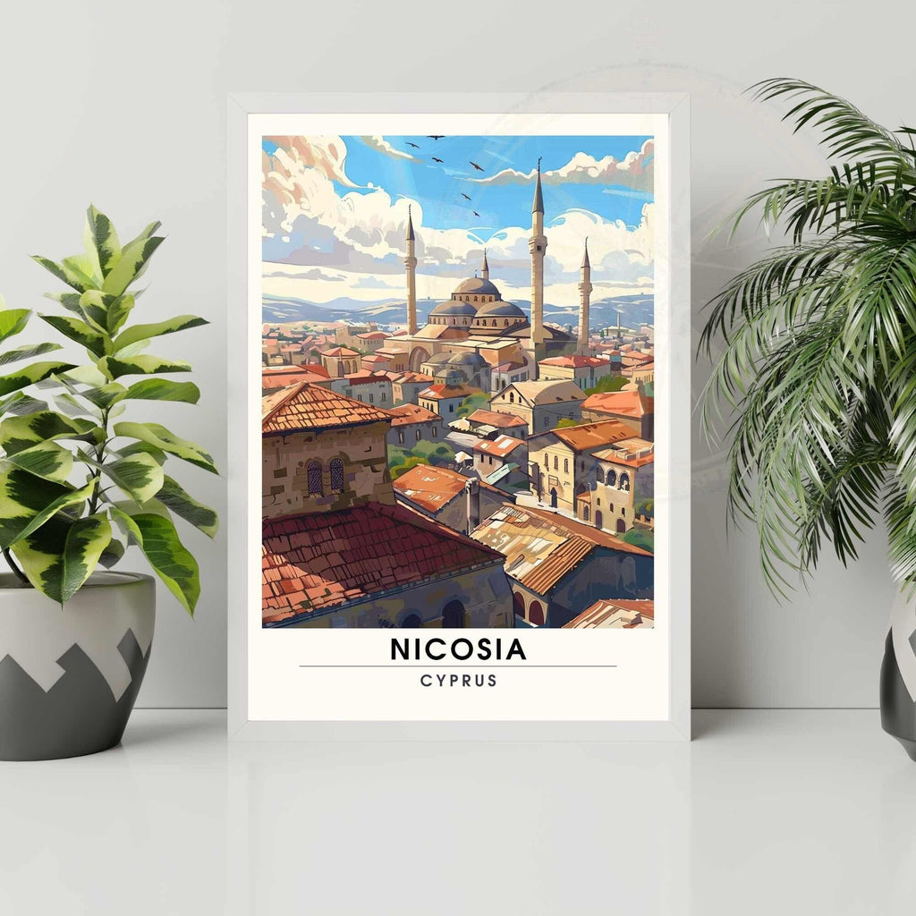 Affiche Nicosie  - impression de voyage Nicosie, Chypre - MOSQUÉE SELIMIYE-4