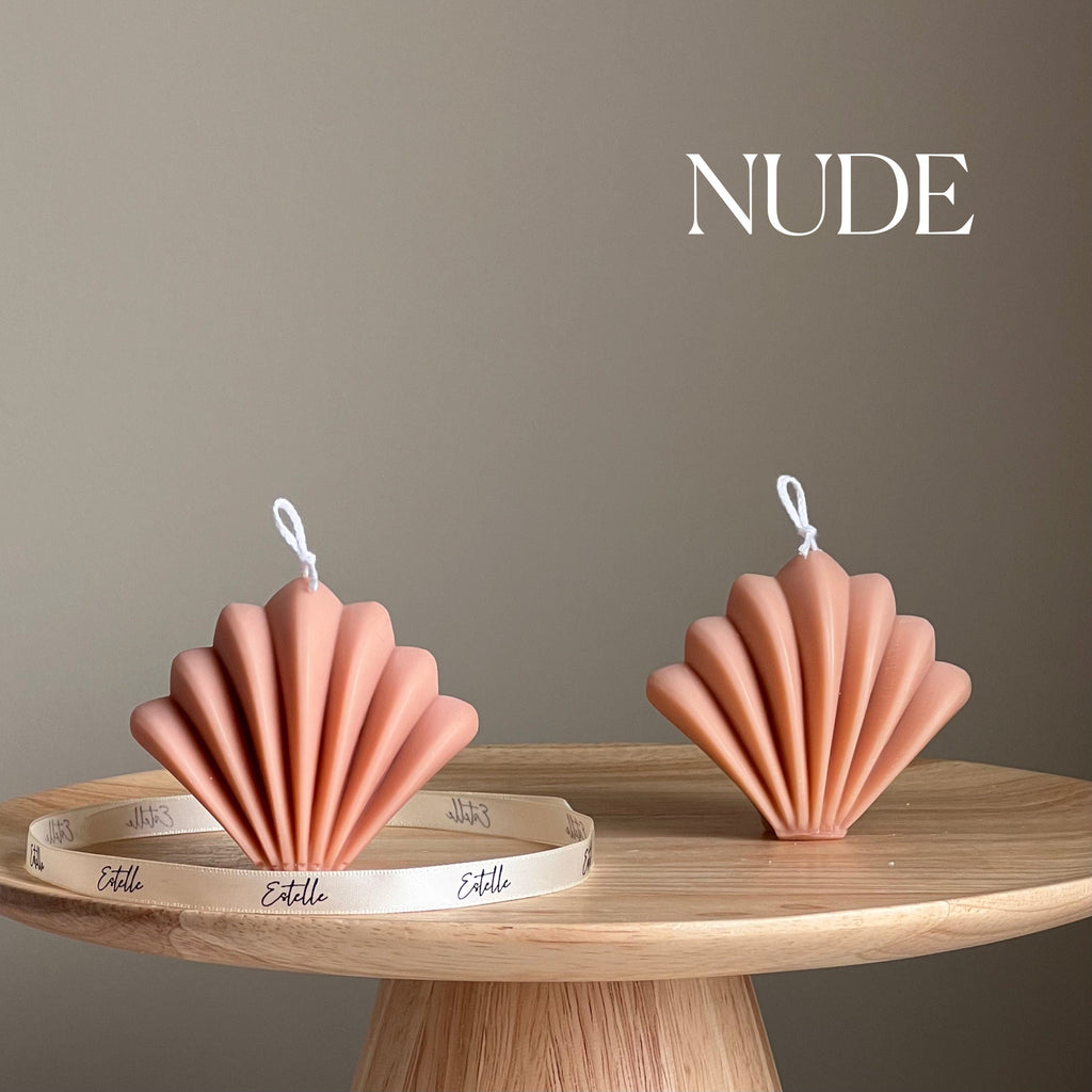 Soy Scallop Shell Candle | Summer Home Decor, Vegan Candle-1