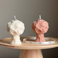 Sculptural Flower Bouquet Candle | Soy Wax Pillar-0