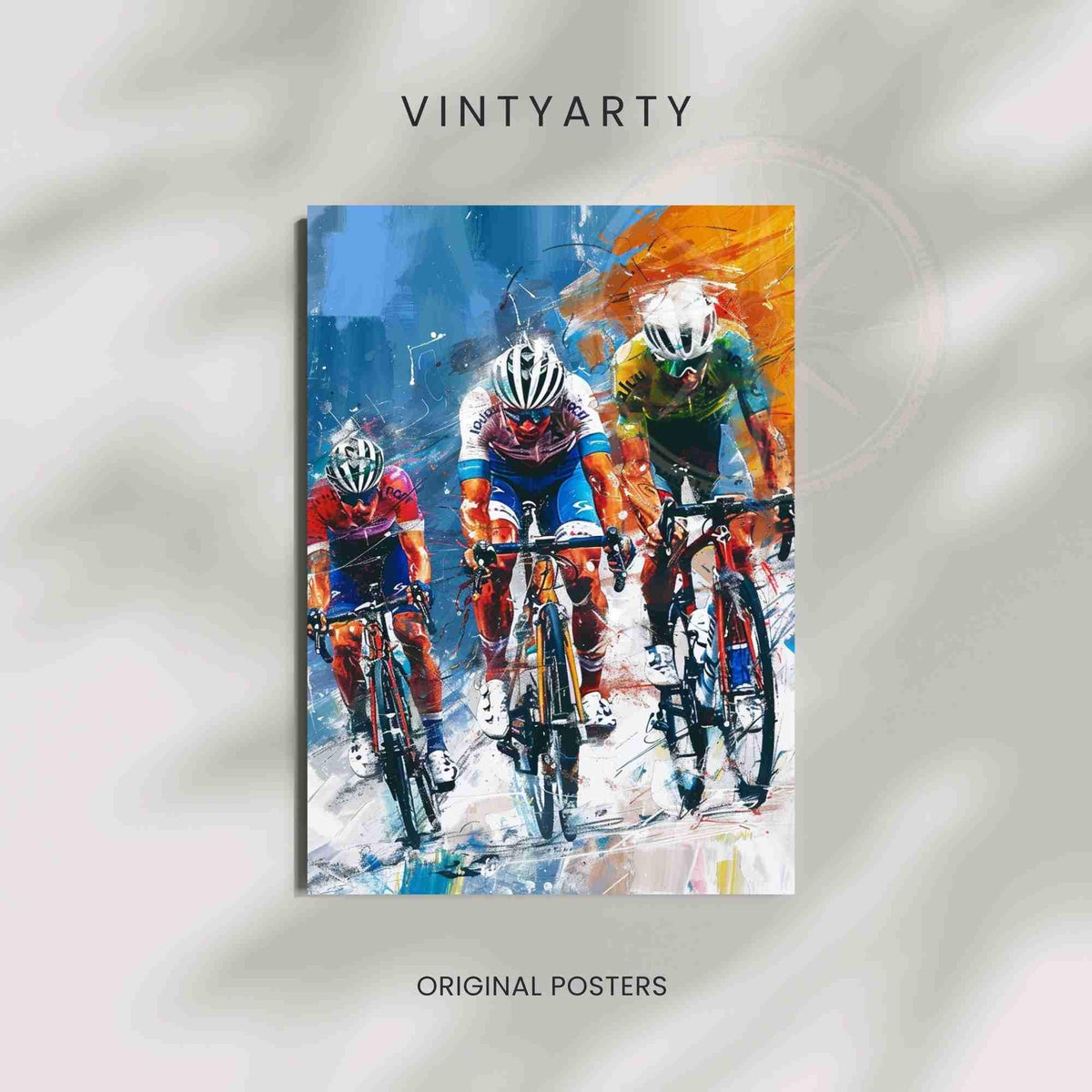 Affiche Cyclisme | Tour de France dans les Montagnes-2