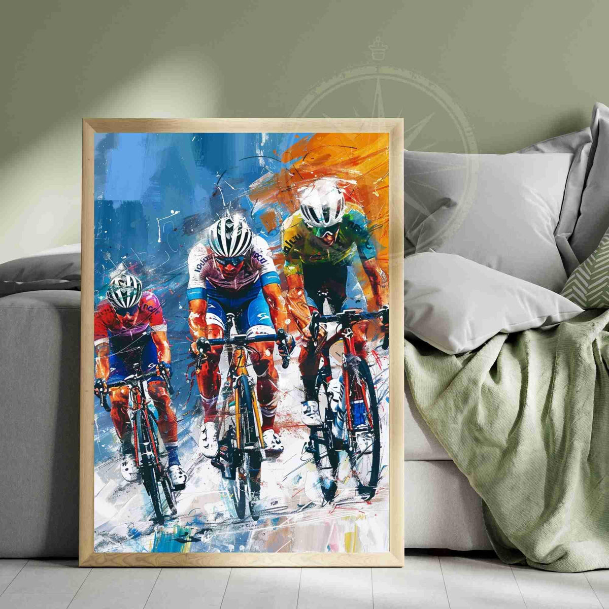 Affiche Cyclisme | Tour de France dans les Montagnes-1