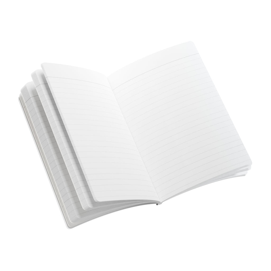 Butterfly meadow floral composition notebook with soft touch cover and college ruled pages — view 4