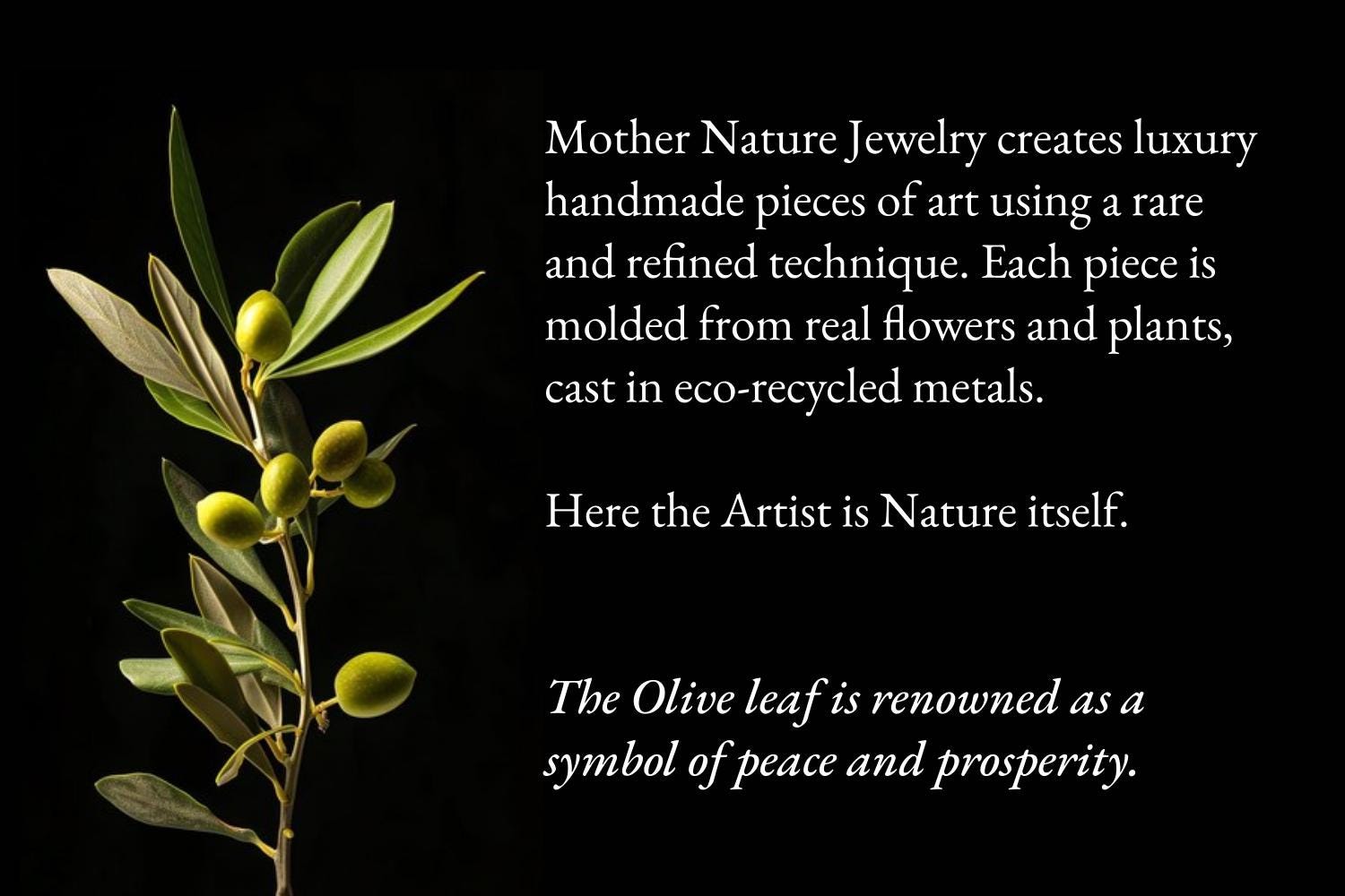 14K gold plated olive leaf wide band ring with intricate natural botanical branch details — view 5