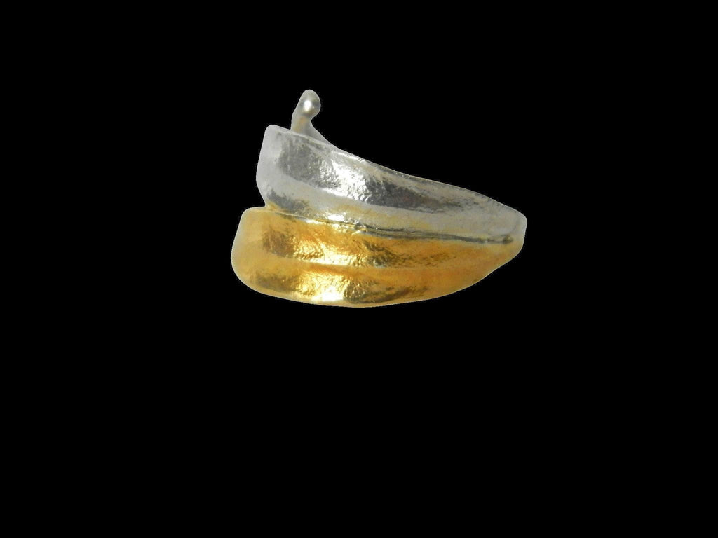 Real Olive Leaf Ring, Gold Plated Sterling Silver 925 Jewelry, Olive Branch Band, Handmade Minimalist Jewelry Gift, Birthday Gift for Women-2