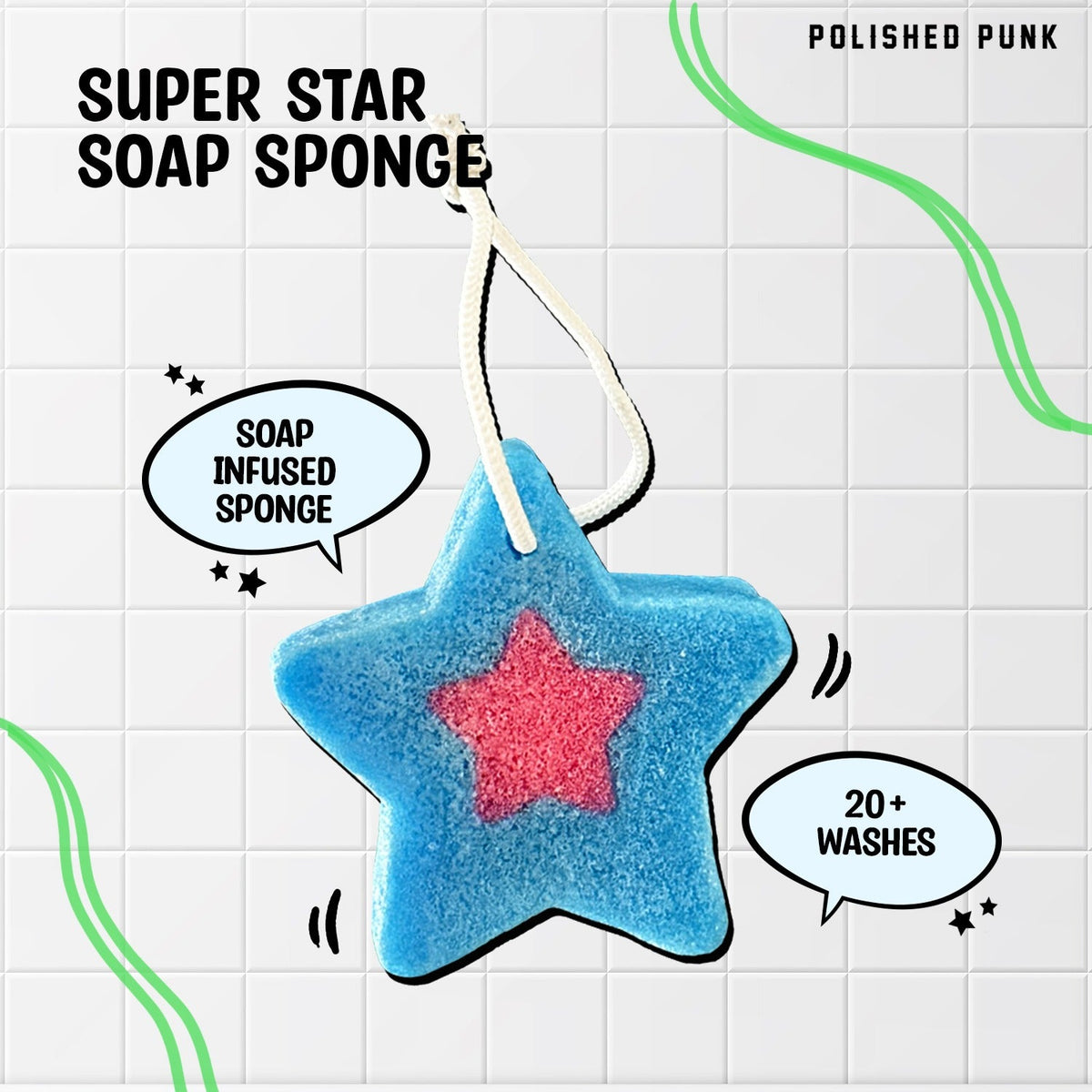 Superstar Soap Sponge in Cookies And Dreams-3