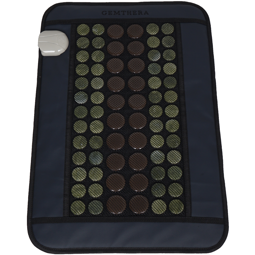 Jade Tourmaline Infrared Heat Mat Navy Blue-2