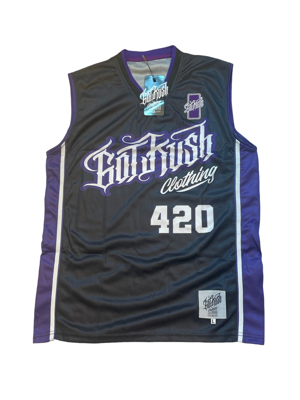 Creed Basketball Jersey in authentic polyester mesh with classic hardwood style for active and casual wear. — view 4
