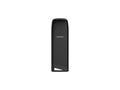 Black 64GB USB flash drive with durable ABS shell for secure portable digital file storage