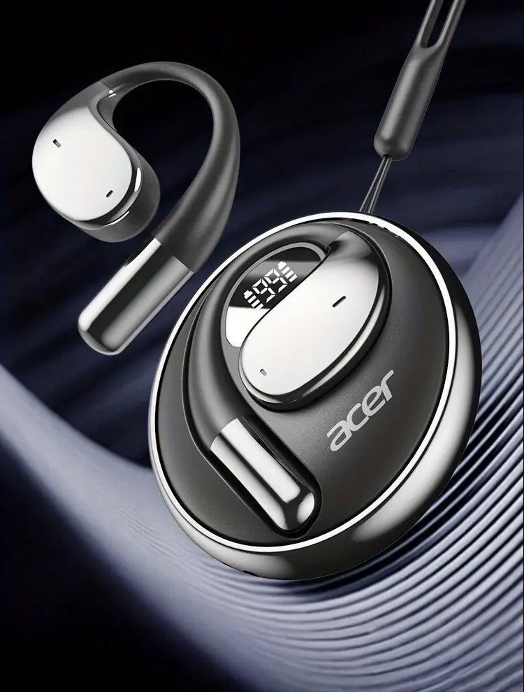 Wireless earbuds with condenser microphone and compact charging case, designed for comfortable everyday listening — view 2
