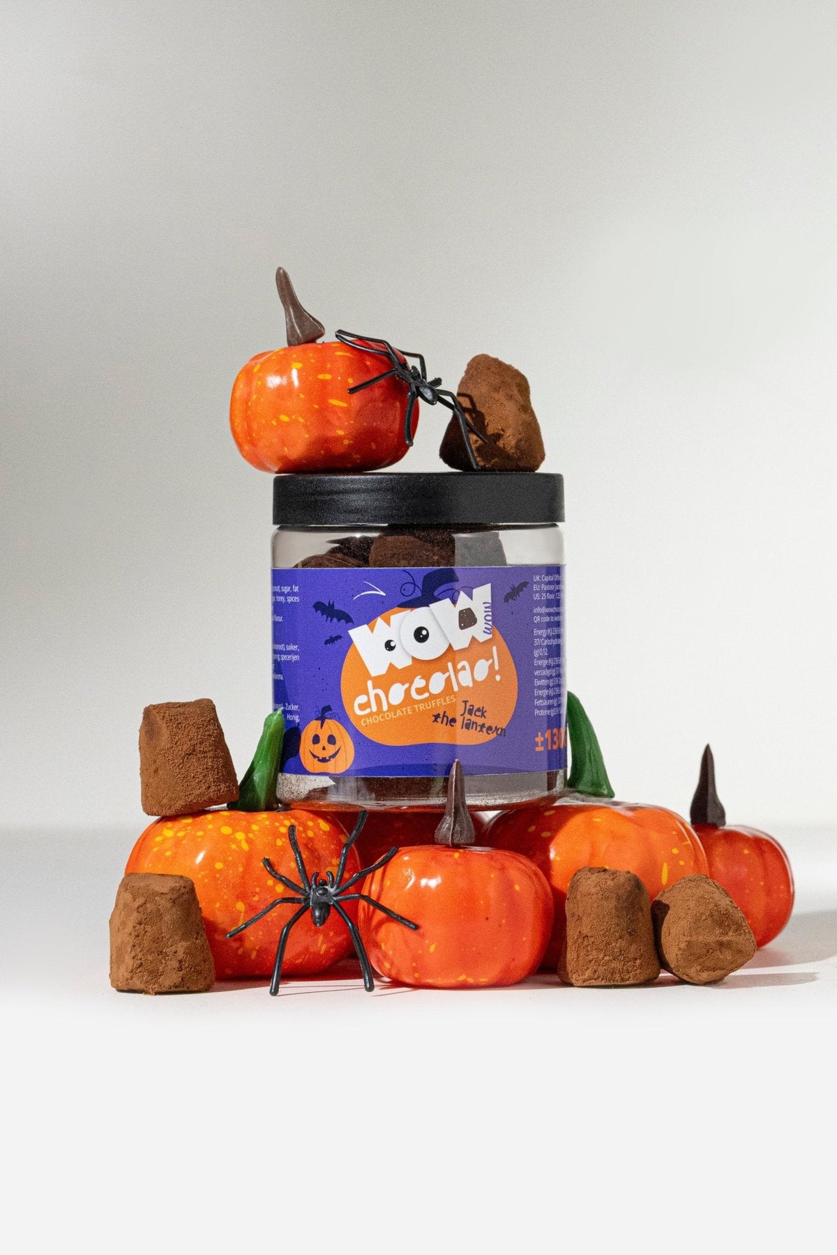 Jack The Lantern Pumpkin Pie Truffles Gift Jar 130g | Halloween Chocolate-4