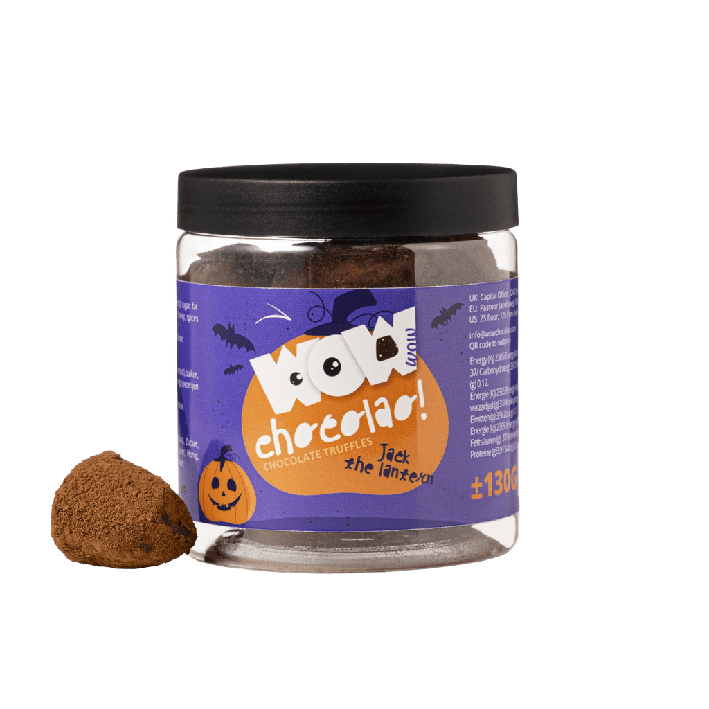 Jack The Lantern Pumpkin Pie Truffles Gift Jar 130g | Halloween Chocolate-0