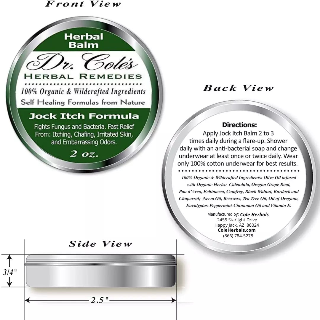 10 - Dr. Cole's Organic Jock Itch Ointment-1