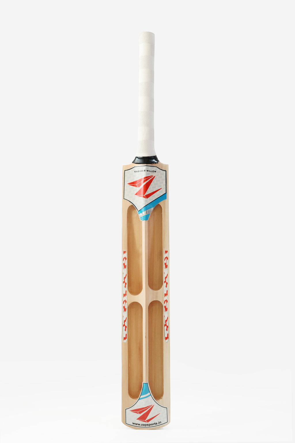 ZAP Invincible Power scoop tennis cricket bat crafted from premium Kashmir willow with chevron grip