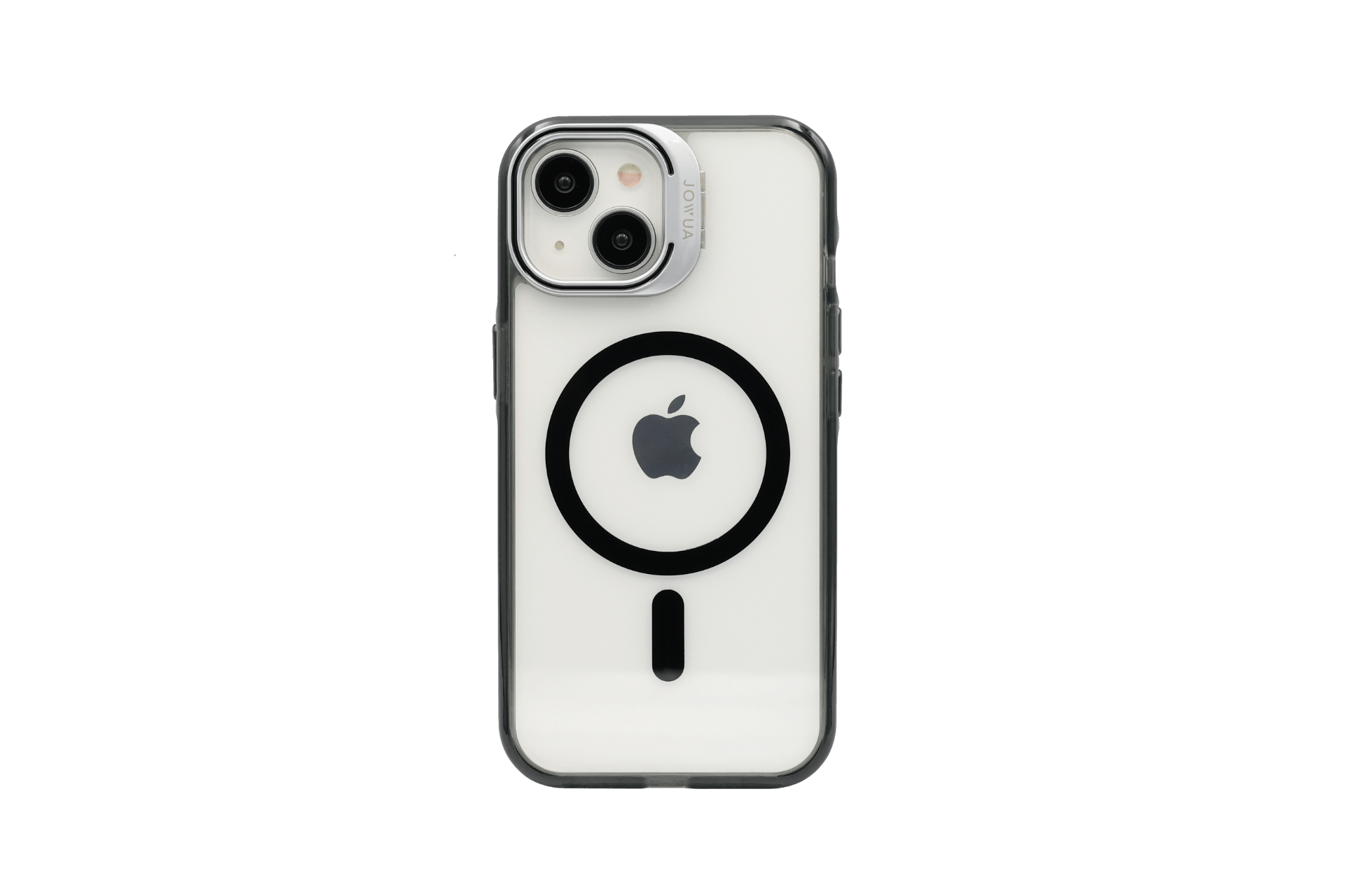 Translucent matte MagSafe iPhone case with built-in kickstand designed for Tesla car mounts — view 3