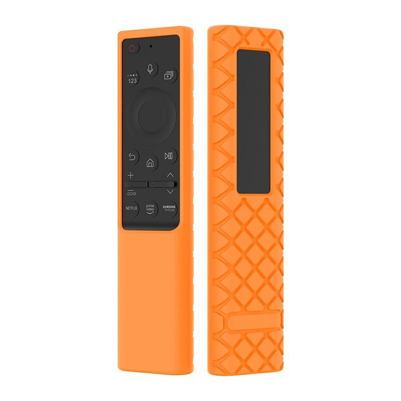 Black silicone protective remote control case for Samsung BN59 smart TV remote — view 2
