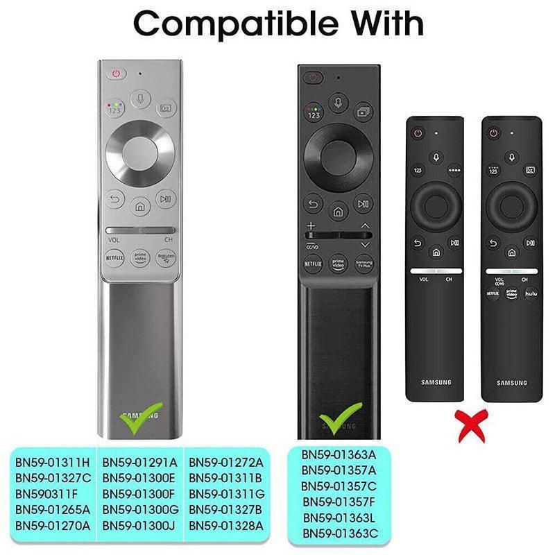 Black silicone protective remote control case for Samsung BN59 smart TV remote — view 3
