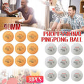 30-piece set of white 3-star 40mm table tennis balls for professional ping pong practice and training