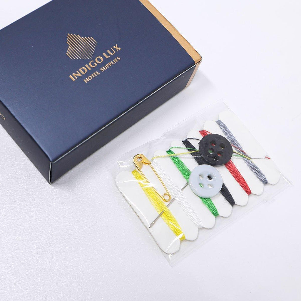 50 piece travel sewing kit with needle threads buttons and safety pin for hotel guests — view 5
