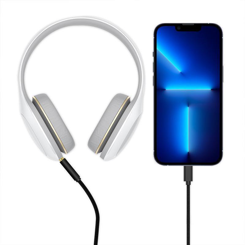 Lightning to 3.5mm Aux cable adapter with braided nylon cord for car stereo and headphones — view 5