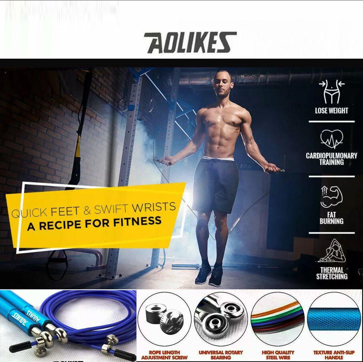 High speed steel adjustable jump rope with comfortable memory foam handles for cardio fitness and boxing — view 3