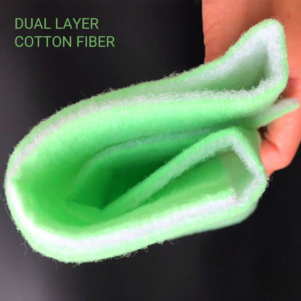 Light green double-layer aquarium filter sponge cotton pad for fish tanks and pond pumps — view 5
