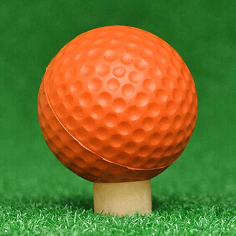12 pack of polyurethane foam golf practice balls in mixed bright colors for indoor training. — view 4