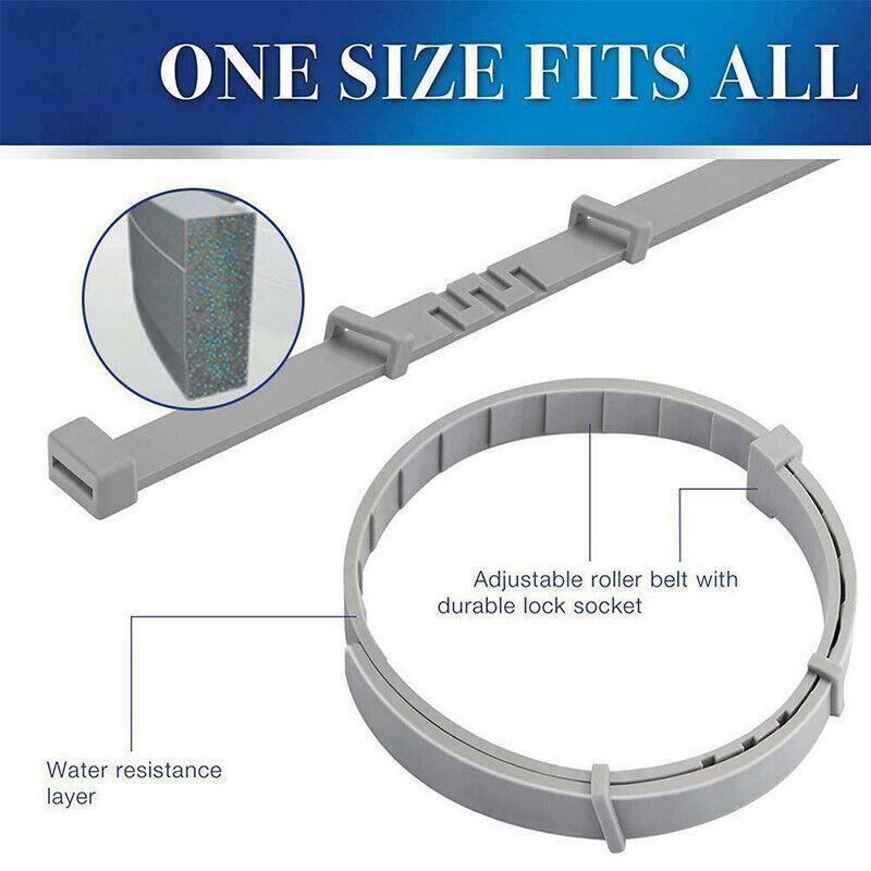 Adjustable flea and tick collar in waterproof silicone for dogs and cats with natural repellent — view 3