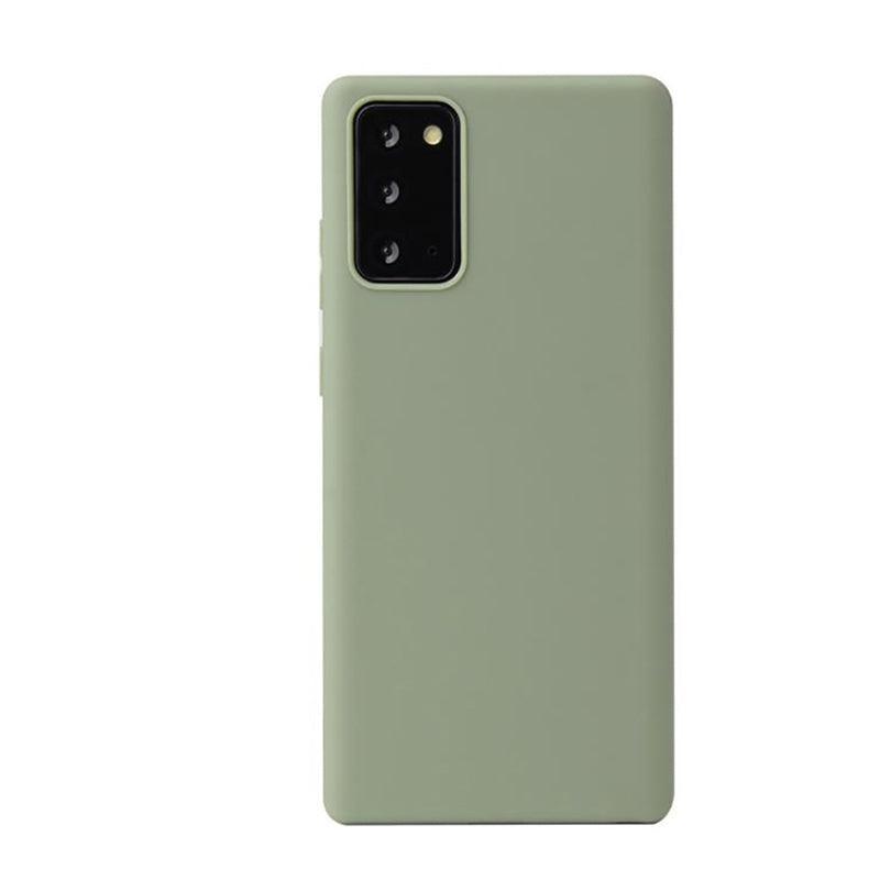 Green slim shockproof phone case for Samsung Galaxy with lightweight minimalist protective design — view 2