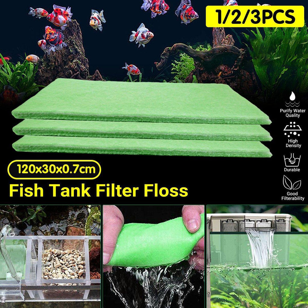 Light green double-layer aquarium filter sponge cotton pad for fish tanks and pond pumps