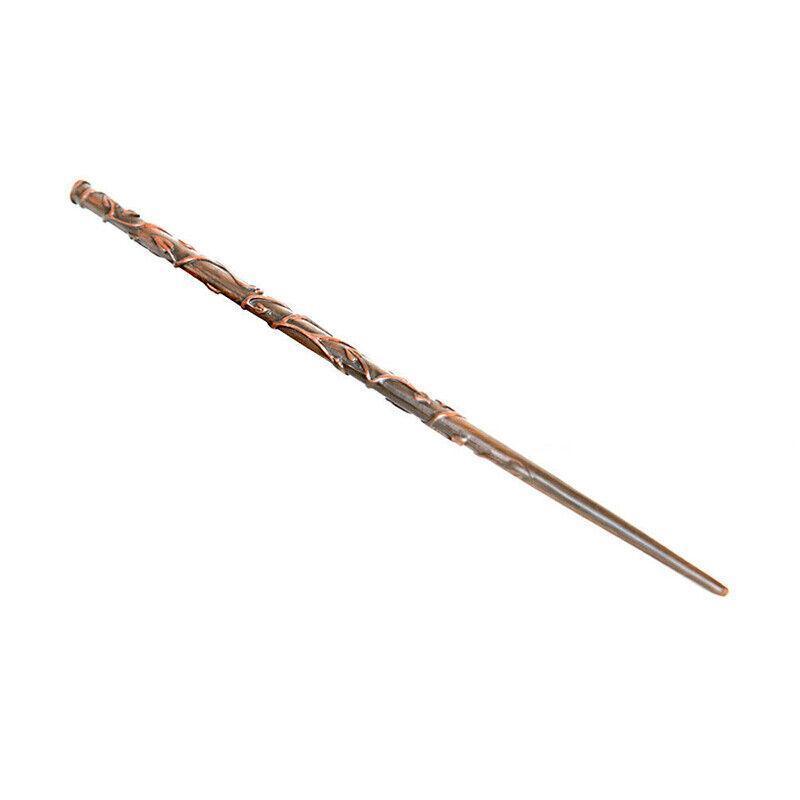 Premium resin magic wand with metal core inside an elegant black collector's gift box — view 2
