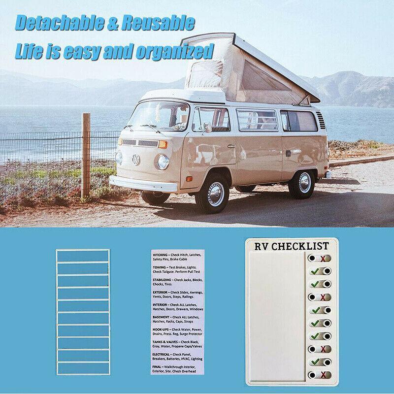 Reusable plastic memo board for daily chores with sliding checklist markers and printed text — view 5