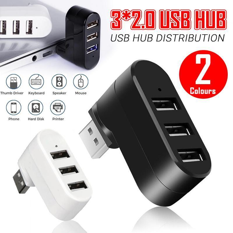 Aimall 3-port super speed USB hub distribution splitter adapter for laptop and PC
