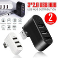 Aimall 3-port super speed USB hub distribution splitter adapter for laptop and PC