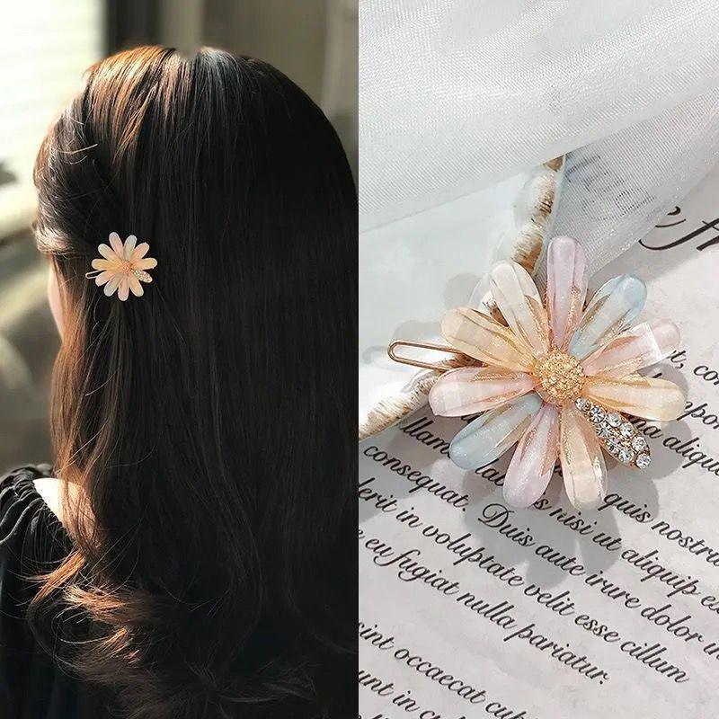 Sparkling rhinestone crystal hairpin barrette slide clip for elegant women and bridal hair styling — view 5