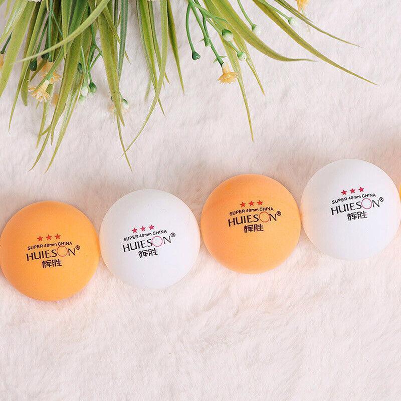30-piece set of white 3-star 40mm table tennis balls for professional ping pong practice and training — view 5