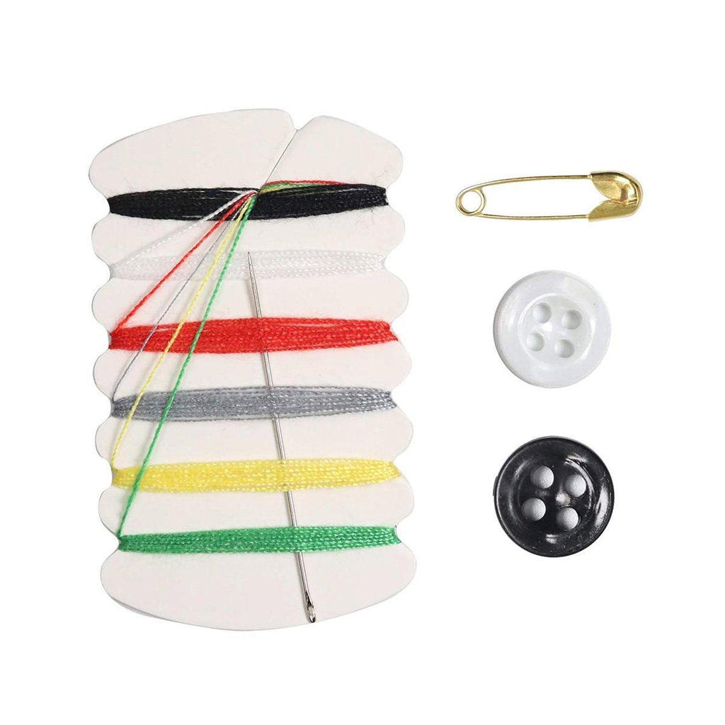 50 piece travel sewing kit with needle threads buttons and safety pin for hotel guests — view 2