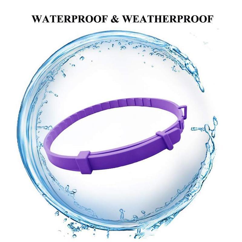 Adjustable waterproof silicone pet calming collar for cats and dogs relieving anxiety and stress naturally — view 3