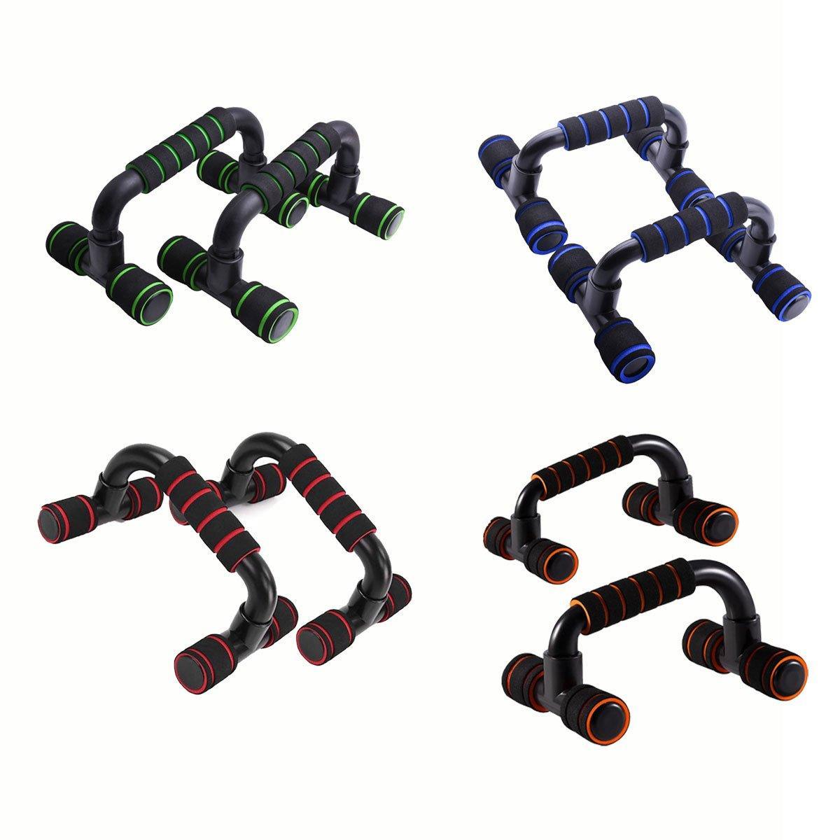 Ergonomic push up bars with non-slip foam grips for home fitness workouts — view 2