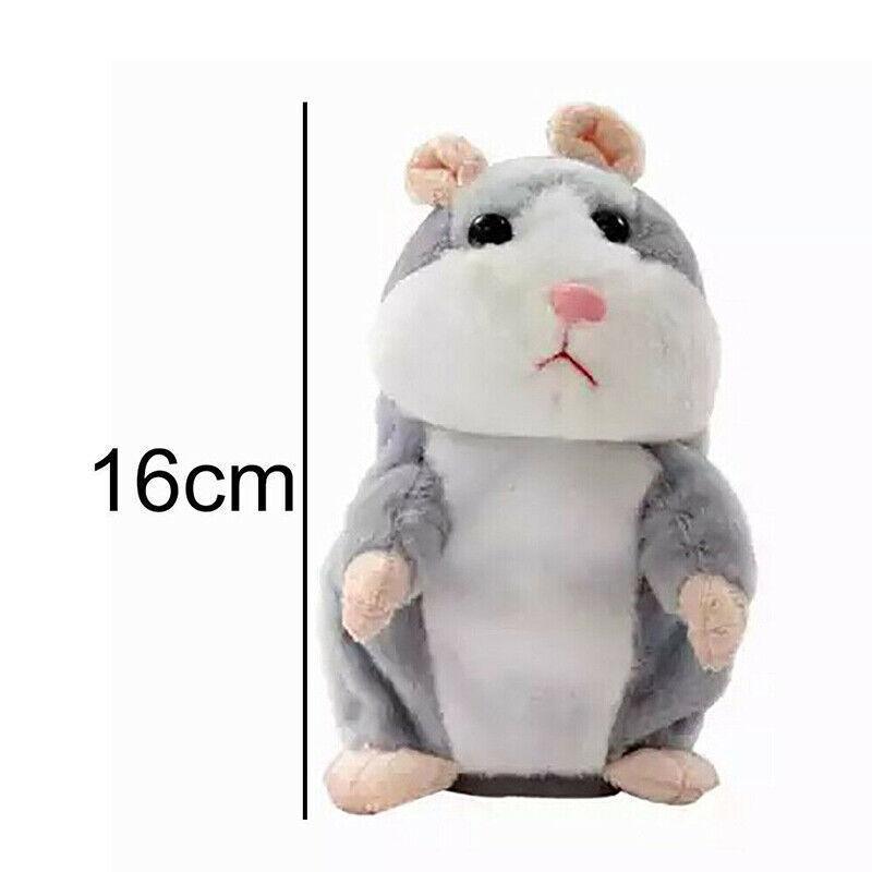 Fluffy interactive talking hamster plush toy nodding and mimicking voices for kids playtime — view 5