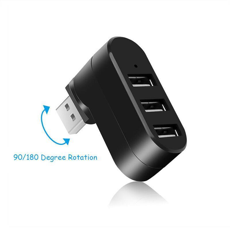 Aimall 3-port super speed USB hub distribution splitter adapter for laptop and PC — view 3