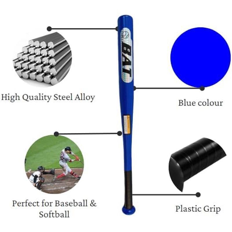 25-inch alloy steel baseball bat with anti-slip rubber grip available in four vibrant colors — view 5