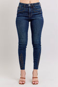 Judy Blue Full Size Embroidered High Rise Skinny Jeans Plus Size-0