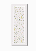 White Juno Trekk travel pilates and yoga mat featuring a textured non slip surface