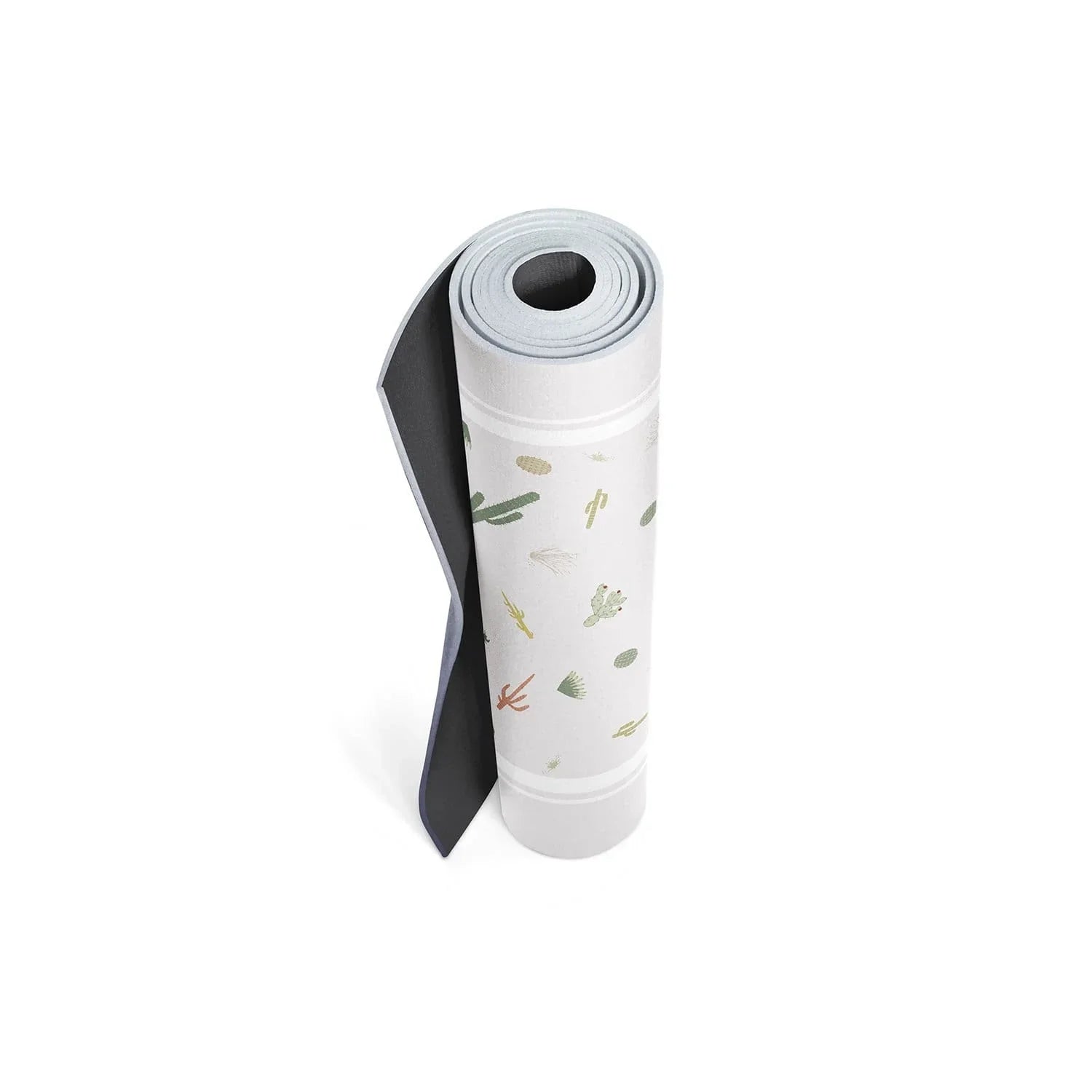 White Juno Trekk travel pilates and yoga mat featuring a textured non slip surface — view 2