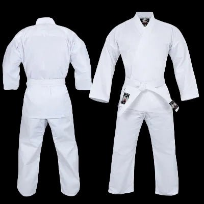 Custom white Karate Gi uniform and lightweight judo suit for martial arts training and competition — view 4